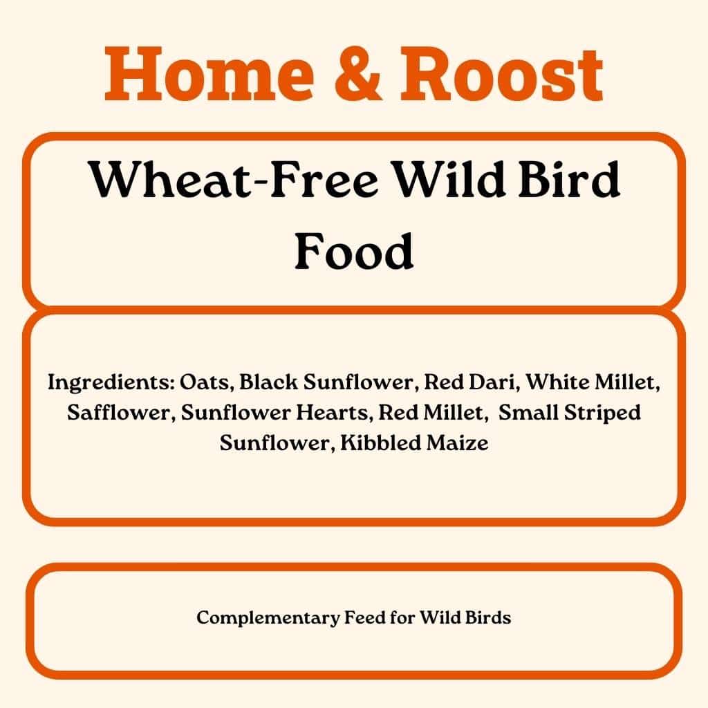 Home & Roost Wheat-Free Bird Seed Mix 2kg - 20kg