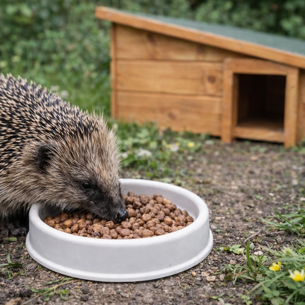 Home & Roost Shallow Hedgehog Feeding Dish 5"
