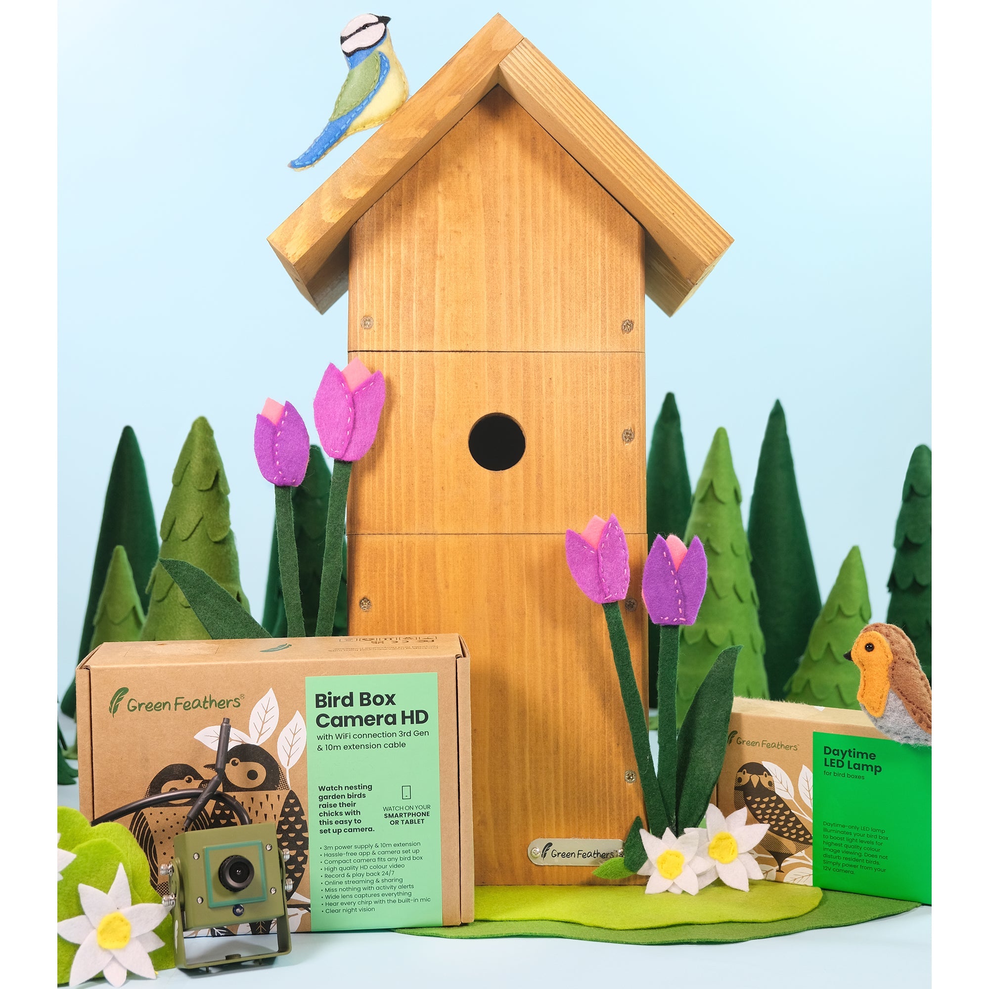 WiFi Bird Box HD Camera Starter Pack
