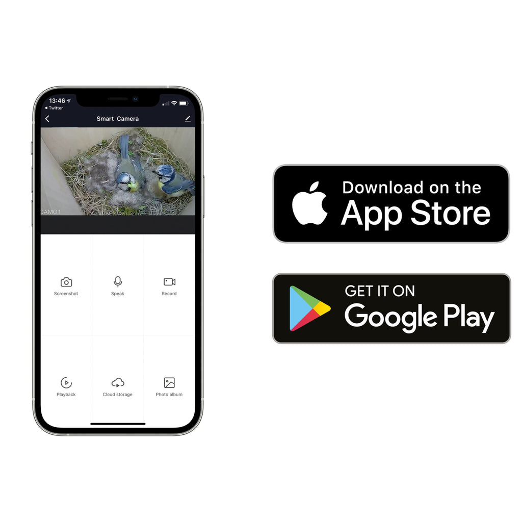 WiFi Bird Box & Wildlife Habitat HD Camera