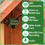 WiFi Bird Box & Wildlife Habitat HD Camera