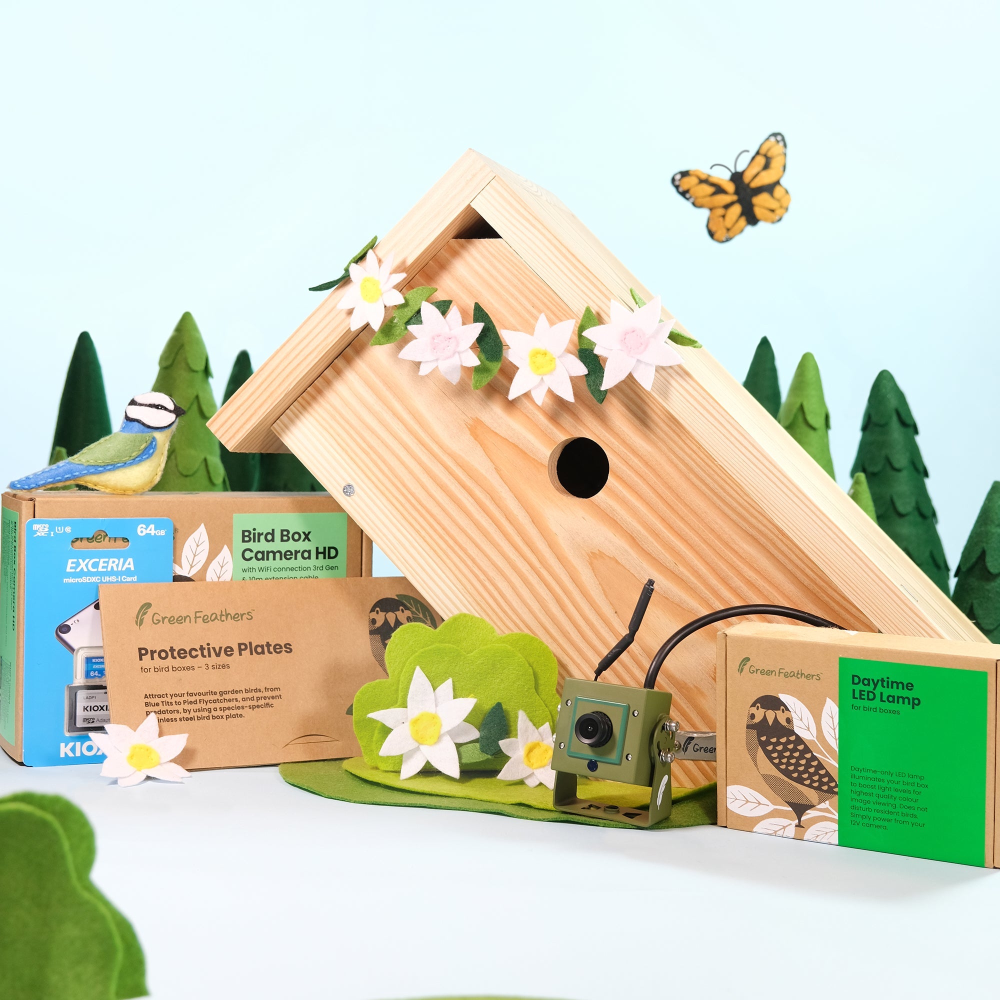 WiFi Side View Bird Box Camera Complete Pack