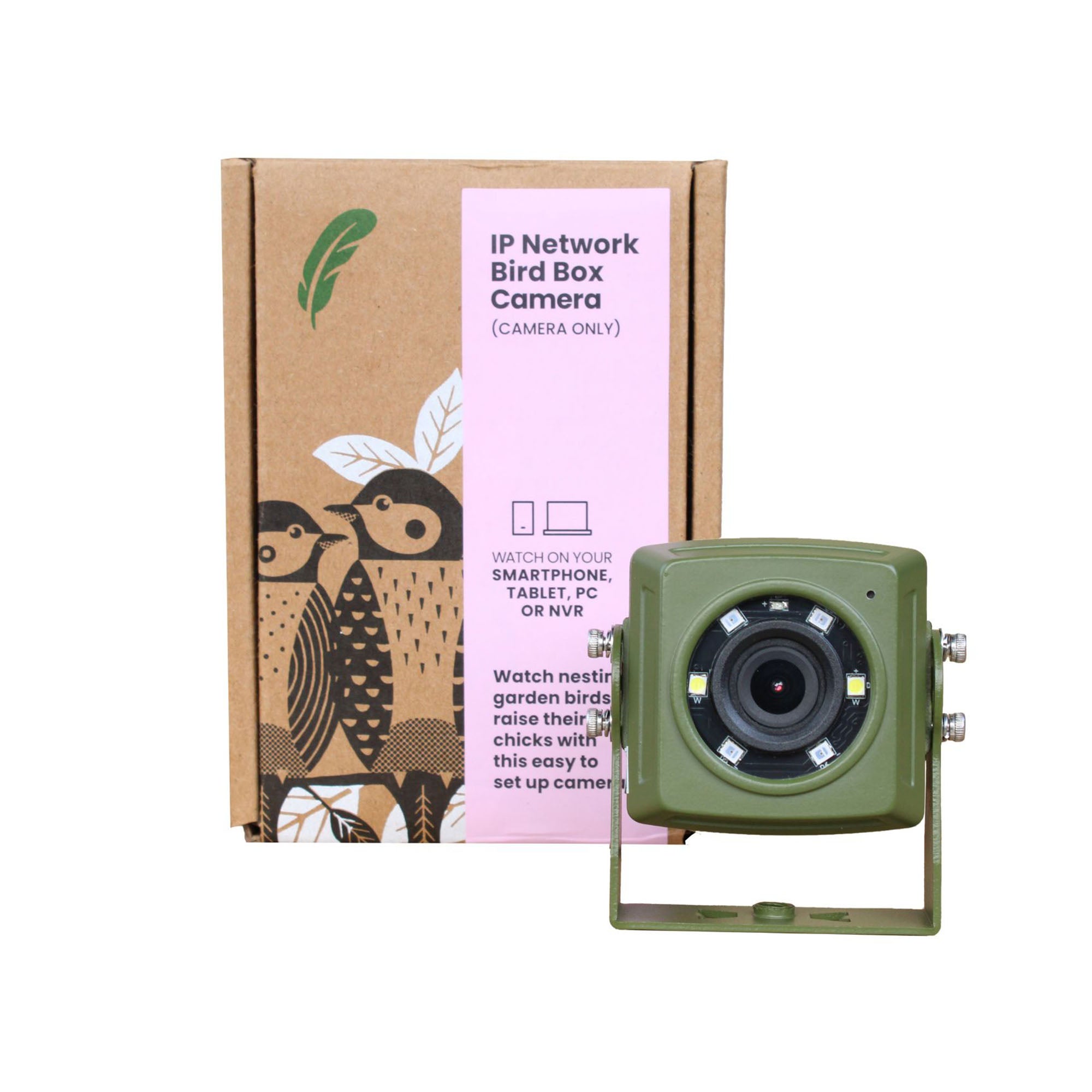 Wired Network Bird Box & Wildlife HD Camera PoE Version