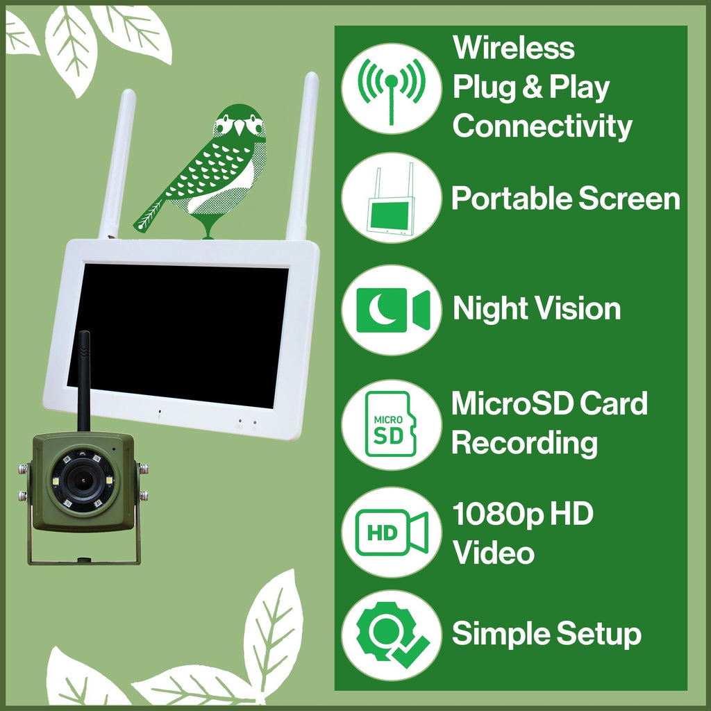 Wireless Bird Box Camera & Screen Pack
