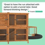 5ft Chartwell Double Rabbit Hutch