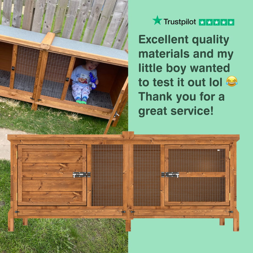 6ft Chartwell Single Guinea Pig Hutch