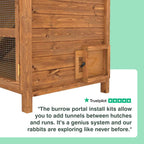 5ft Chartwell Double Rabbit Hutch