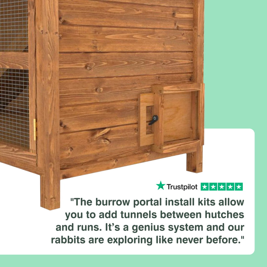5ft Chartwell Double Rabbit Hutch