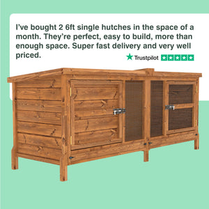 6ft Chartwell Single Guinea Pig Hutch
