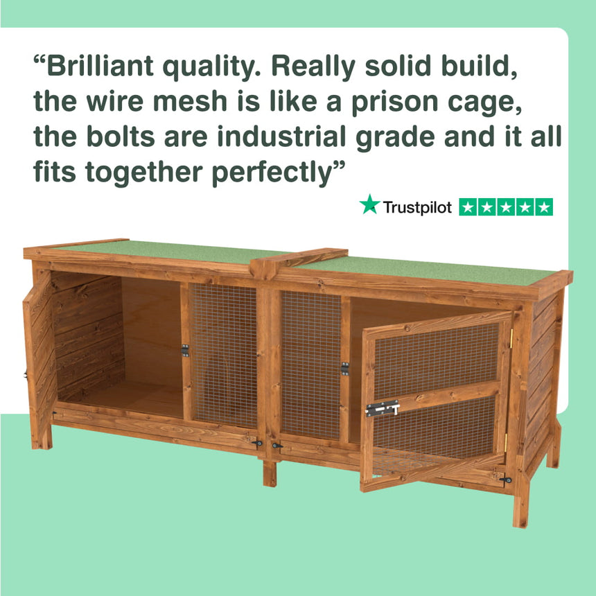 6ft Chartwell Single Guinea Pig Hutch