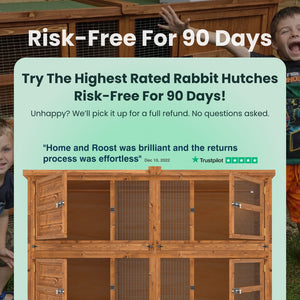 6ft Chartwell Two Tier Rabbit Hutch - Two Separate Living Areas To Keep Pets Apart