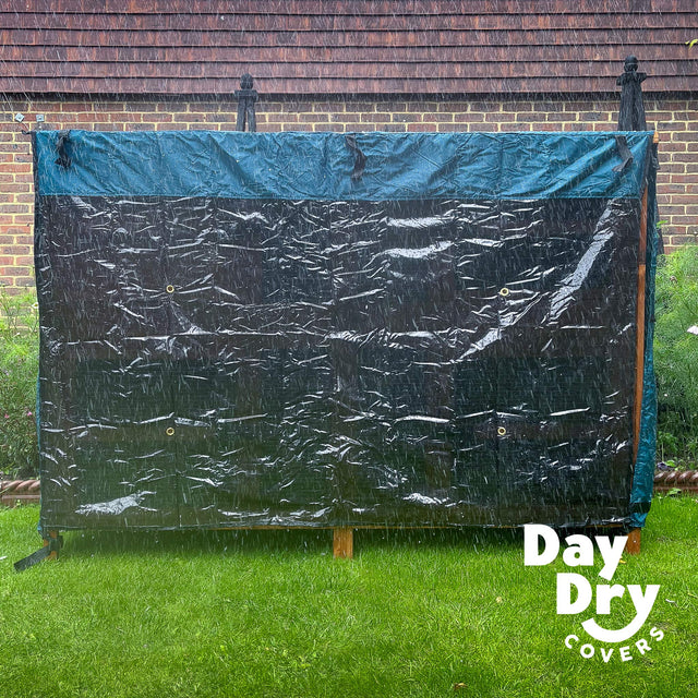 5ft guinea pig double 2 tier hutch rain cover