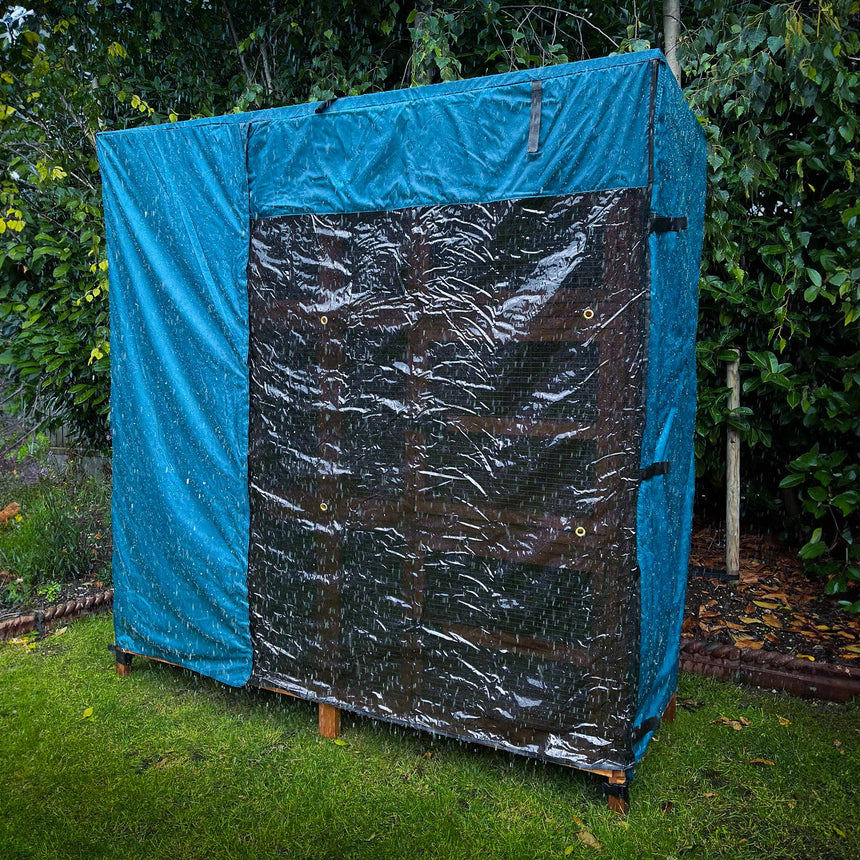 guinea pig hutch cover 5ft triple water proof dark front