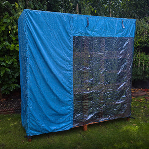 guinea pig hutch cover 5ft triple water proof darken front section