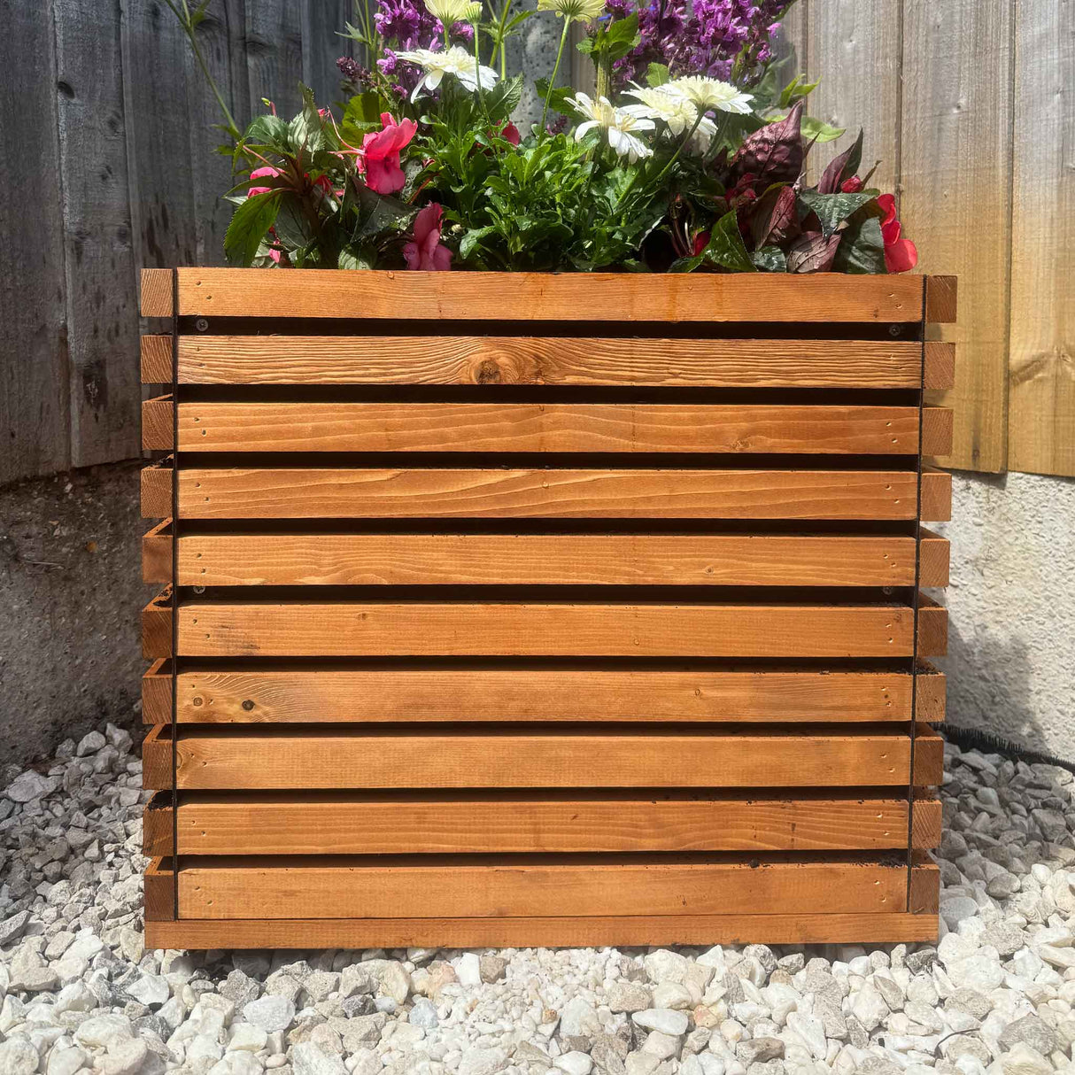 Square Sussex Planter Tan