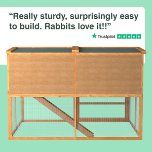6ft Kendal Rabbit Hutch and Run Combo