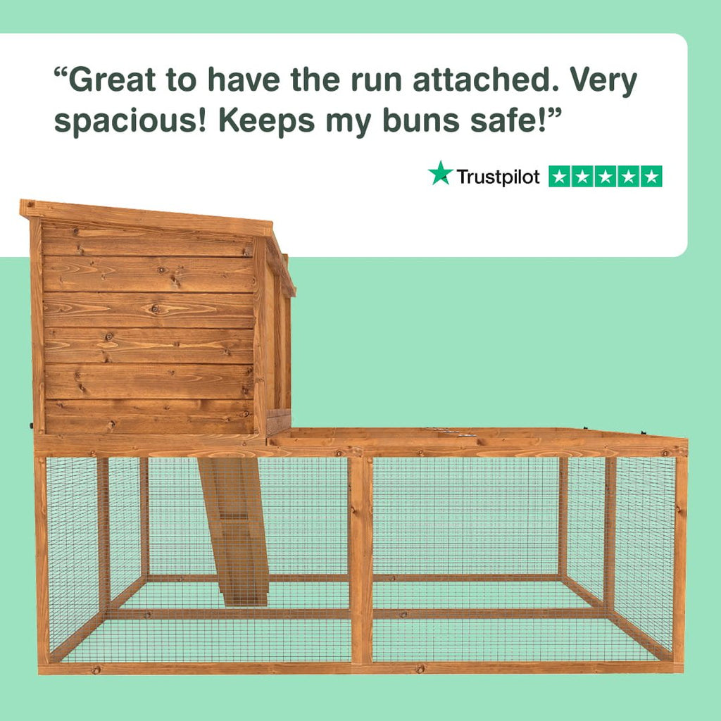 6ft Rabbit Hutch Run Combo | 10,667 Happy Customers - Free Shipping ...