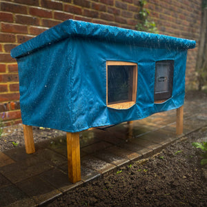 Outdoor XL Self-Heating Cat House Rain Cover