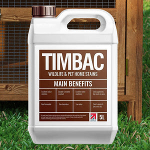 Timbac Wildlife & Pet-Safe Wood Stain