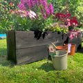 Planter Hastings Black Garden Wooden Raised Trough