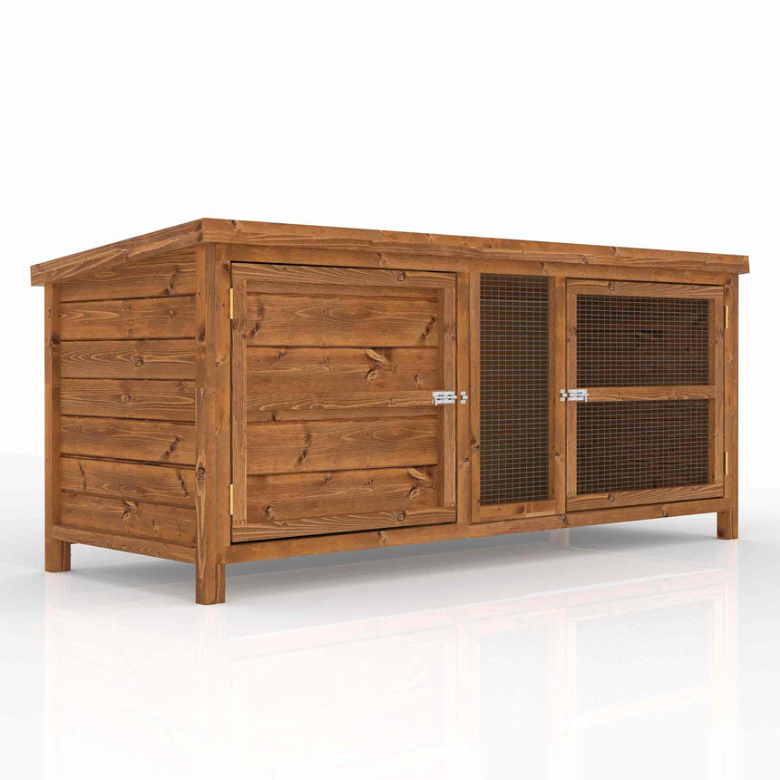 Rabbit hutch 5ft single, The Sandhurst, providing a spacious and sturdy shelter for rabbits