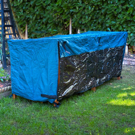 rabbit hutch rain cover 6ft chartwell single in the garden water resistant