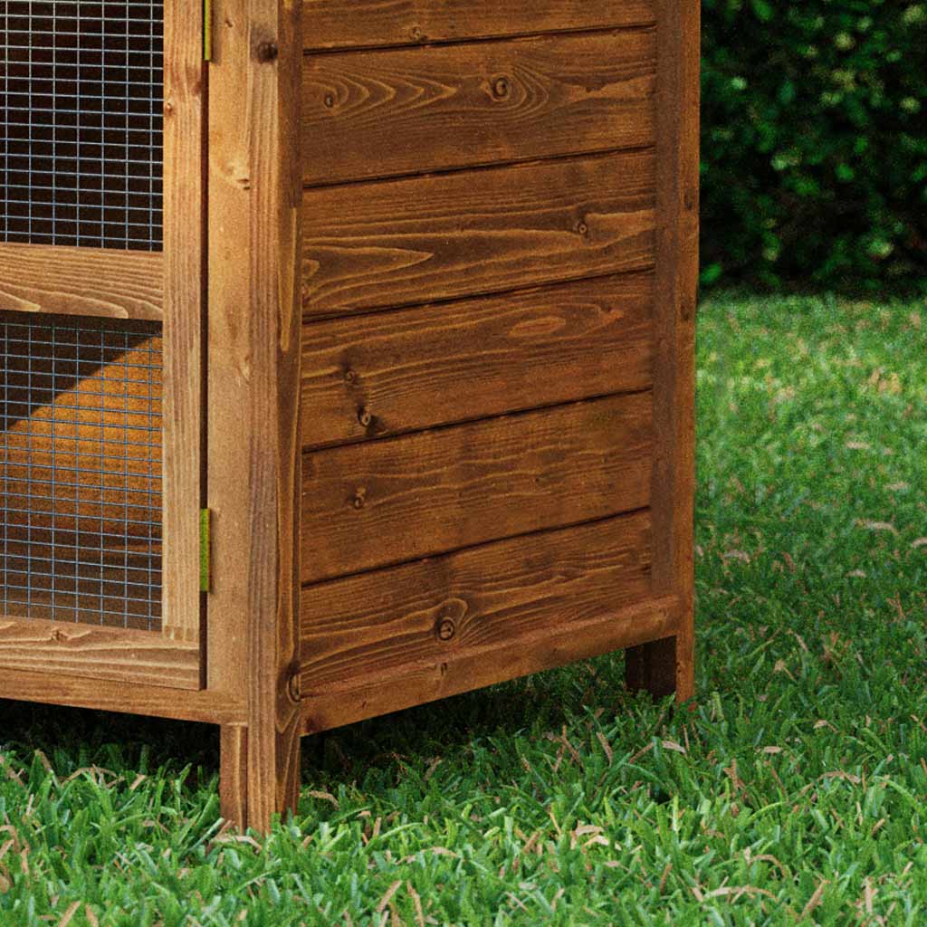 5ft Chartwell Double Rabbit Hutch - Home & Roost