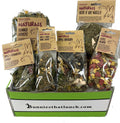 rabbit subscription box uk
of Rosewood Naturals pet food packages with various flavours on a white background.