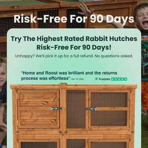 5ft Chartwell Double Rabbit Hutch