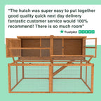 6ft Kendal Rabbit Hutch and Run Combo