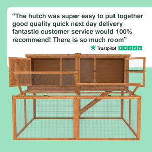 6ft Kendal Rabbit Hutch and Run Combo
