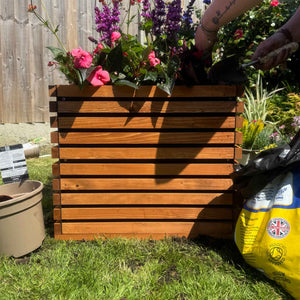 Square Sussex Planter Tan