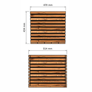 Square Sussex Planter Tan