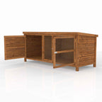 The Sandhurst single rabbit hutch, 5ft, designed for comfort and durability for outdoor and indoor rabbits