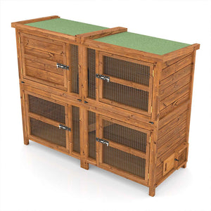 5ft Chartwell Double Luxury Guinea Pig Hutch - Home & Roost