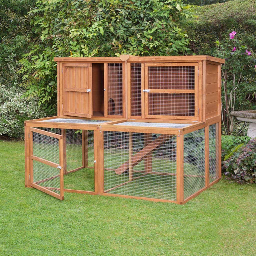 5ft Kendal Luxury Guinea Pig Hutch & Run Combo