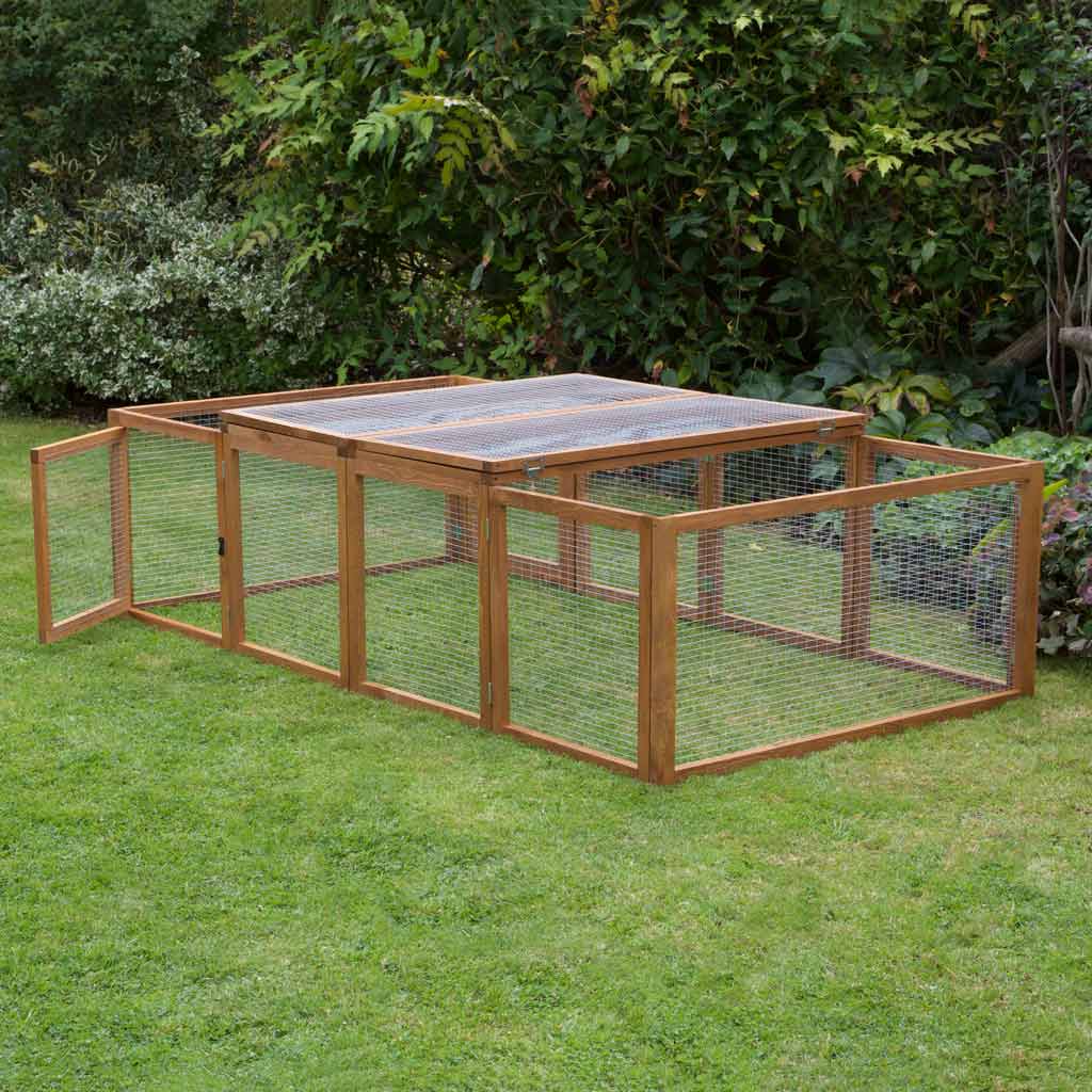 6ft Folding Canterbury Tortoise Run | Britains Most Popular Tortoise Folding Run | Easy to Use & Store Away - Home & Roost
