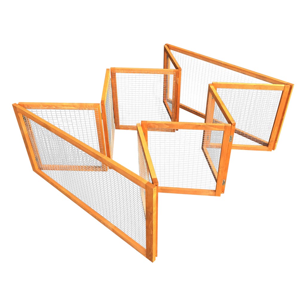 6ft Folding Canterbury Rabbit Run | Big Space For Small Pets | Easy Assembly | Folds Away | Run Shades Available - Home & Roost