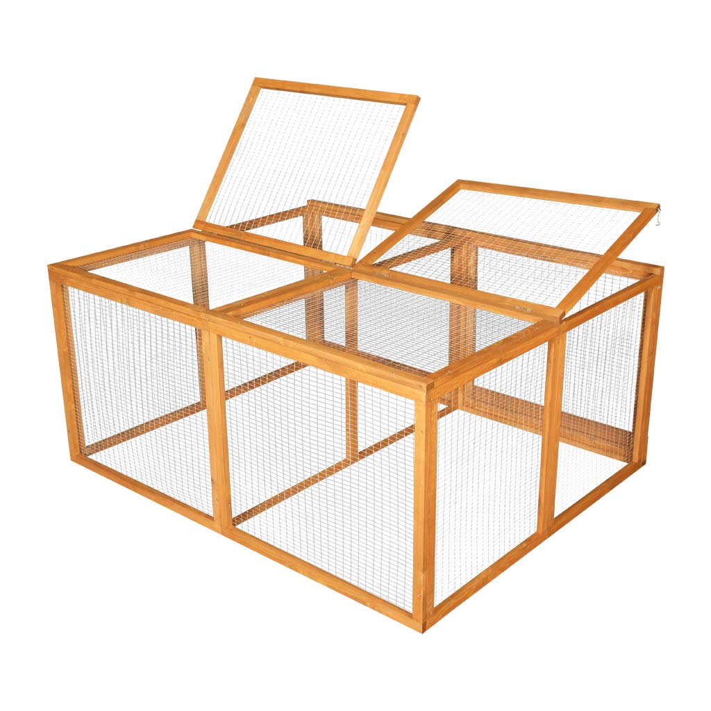 6ft Large Chartwell Guinea Pig Run | Hand Made Wooden Design | Attches to 6ft Chartwell Hutches or use as a Standalone Run - Home & Roost