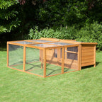 6ft chartwell single rabbit hutch and run