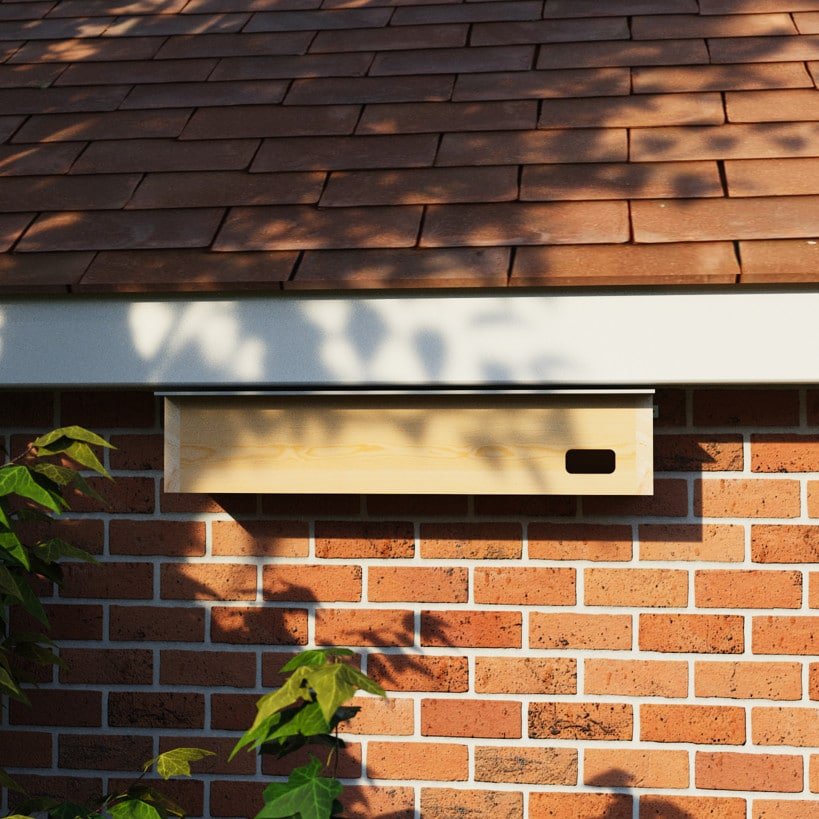 Swift Nest Box XL | Adaptable Entrance & Slate-Effect Roof - Home & Roost