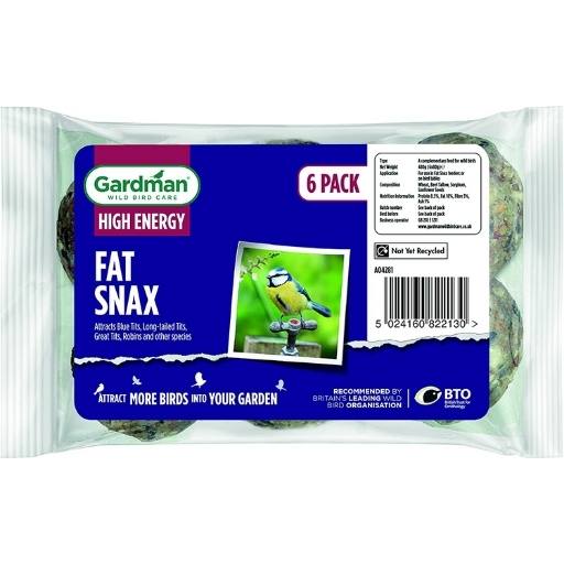 Gardman High Energy Fat Snax | Pack of 6 - Home & Roost