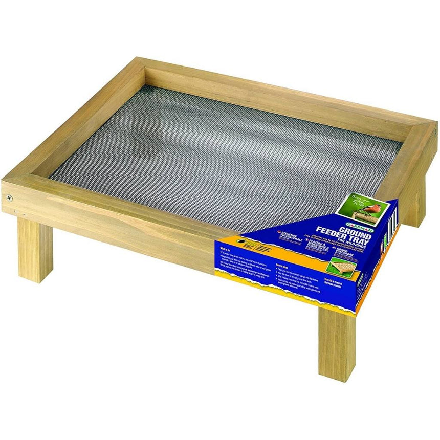 Gardman Wooden Ground Feeder Tray - Home & Roost