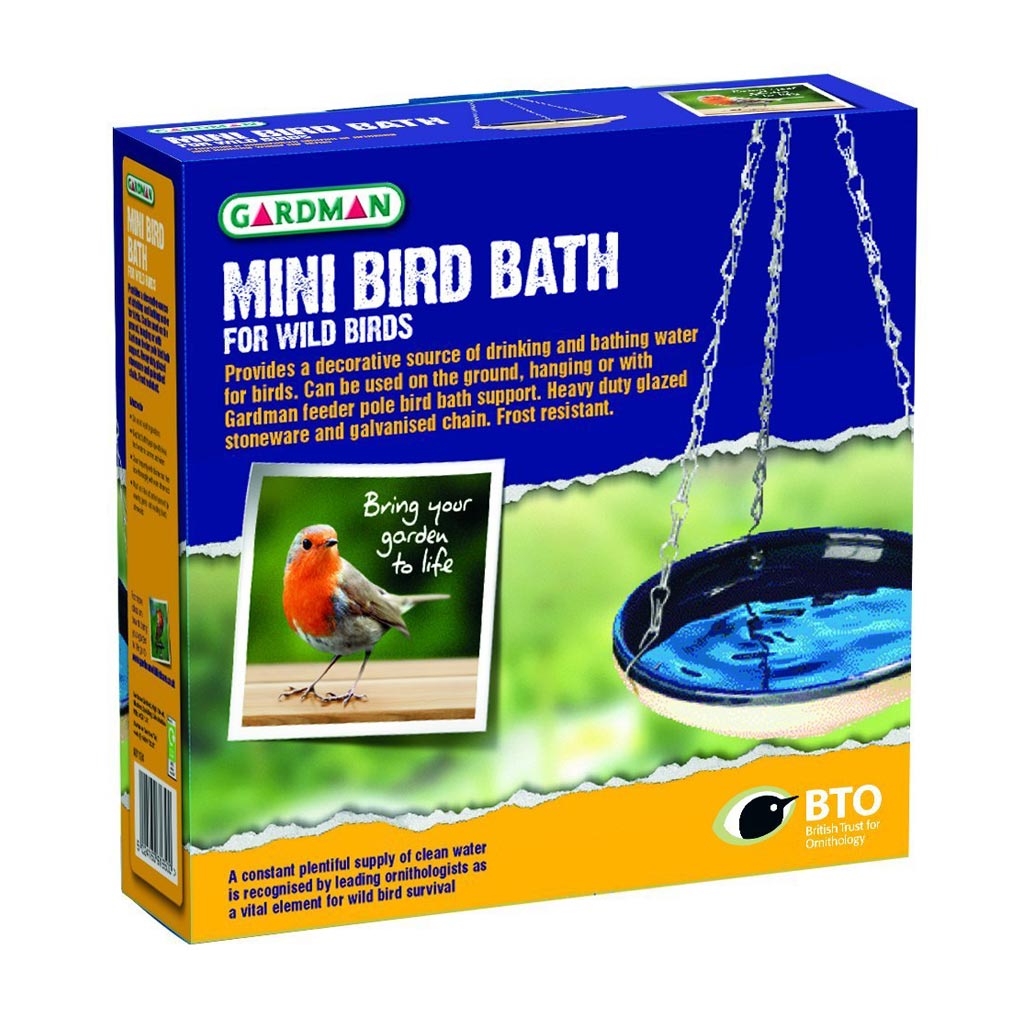 Gardman Mini Bird Bath - Home & Roost