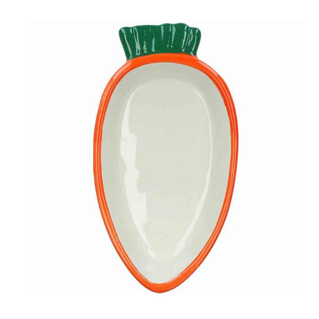 Happy Pet Carrot Shaped Small Bowl