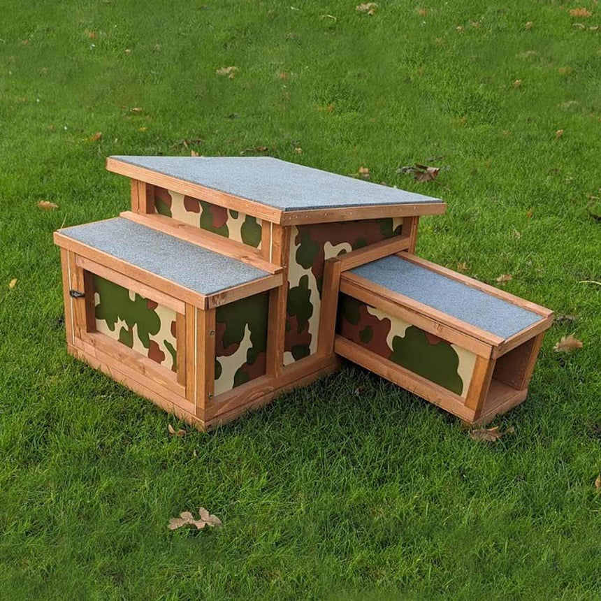 Camouflage Hedgehog House | Perfect For Hibernation Or As A Feeding Station - Home & Roost