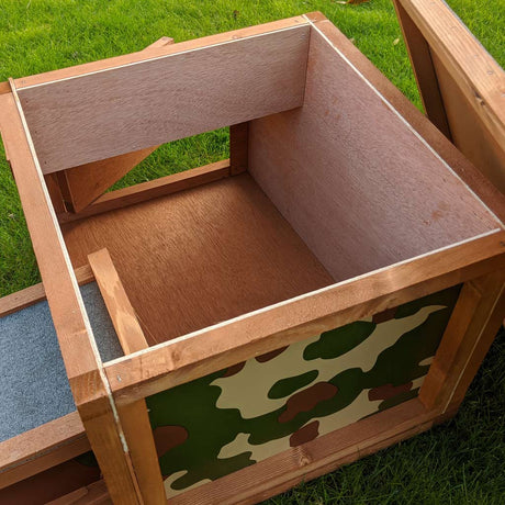 Camouflage Hedgehog House | Perfect For Hibernation Or As A Feeding Station