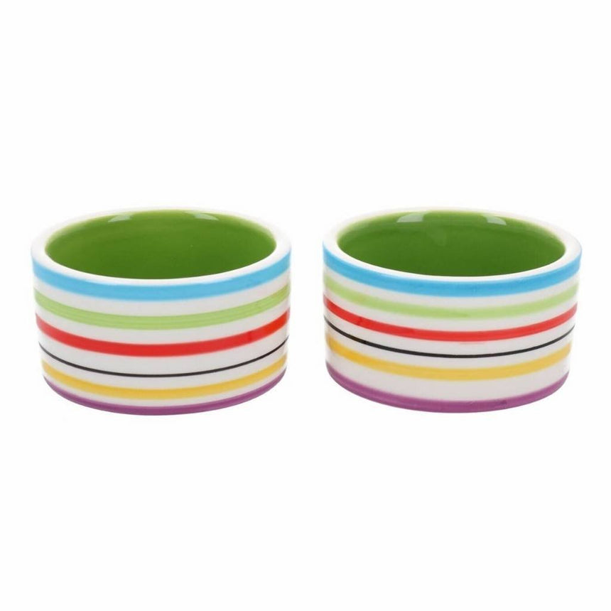 Rainbow Bowl 3" | Brighten Up Your Pet's Home With This Fun and Colourful Design - Home & Roost