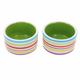Rainbow Bowl 3" | Brighten Up Your Pet's Home With This Fun and Colourful Design