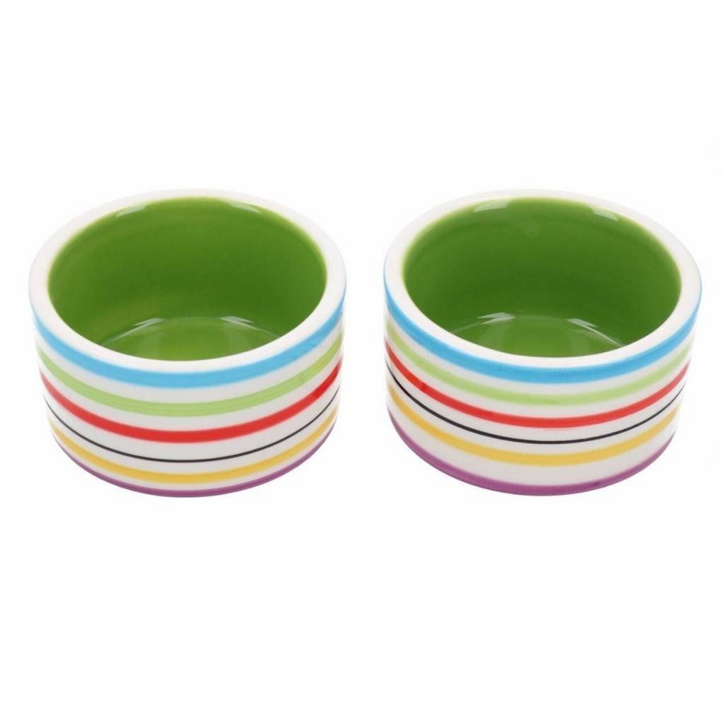 Rainbow Bowl 3" | Brighten Up Your Pet's Home With This Fun and Colourful Design - Home & Roost